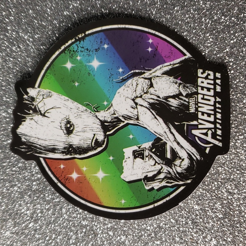 MARVEL Guardians of the Galaxy Groot Sticker waterproof Comic